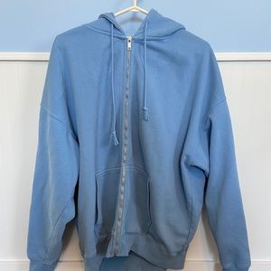 Brandy Melville baby blue Christy hoodie